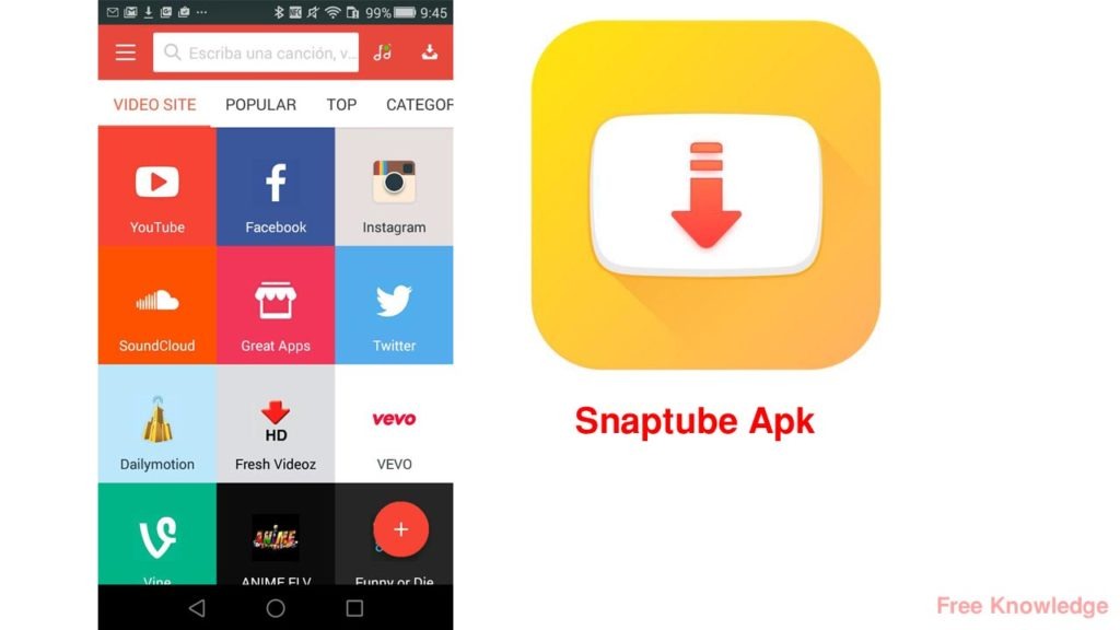 Download Snaptube Apk