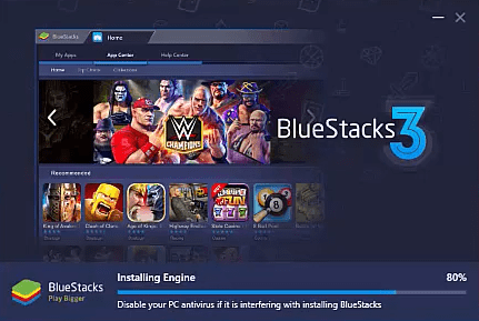 Download Bluestacks on PC