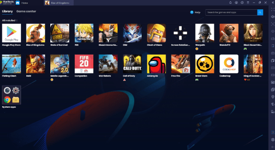 bluestacks for PC