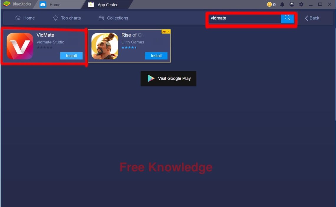 vidmate for pc free download windows 10