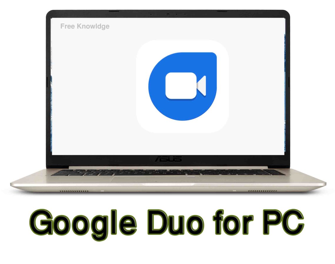 google duo on laptop