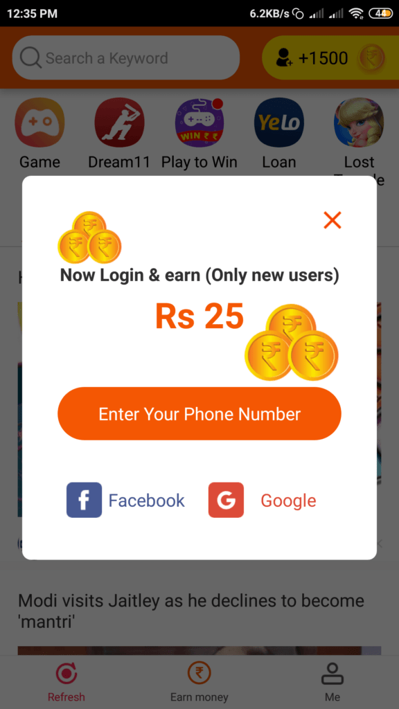 refer and earn paytm cash