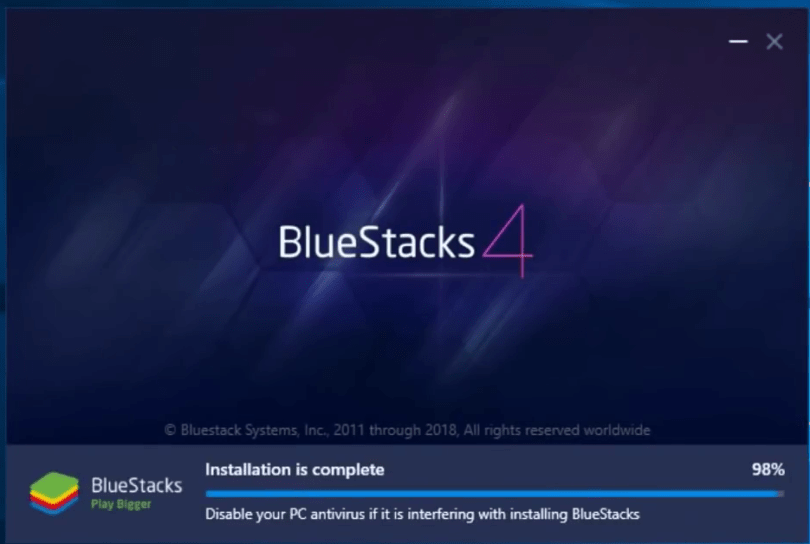 cannot open files bluestacks installer